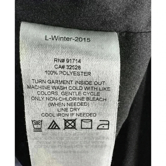 Armani Exchange Black And Blue Strip Sleeveless Round Neck Tank Top Size Large - Picture 4 of 5